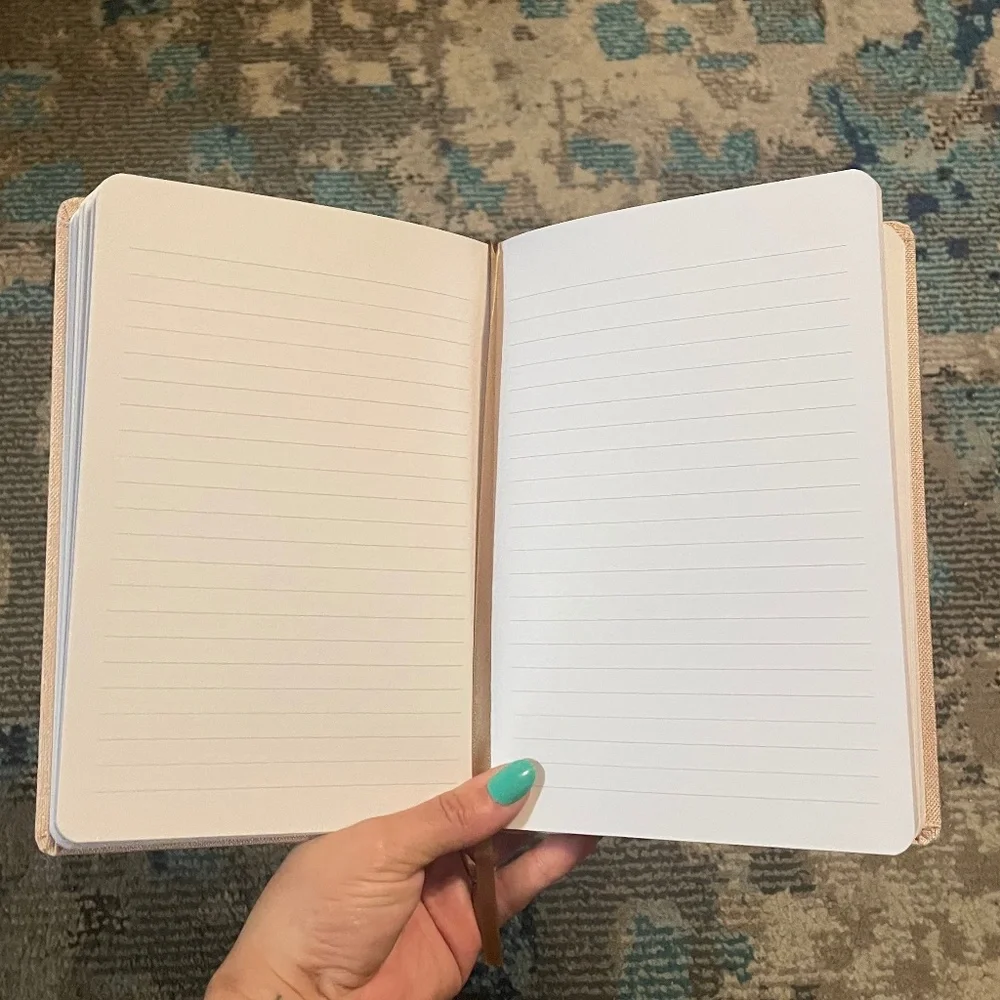 📔 'She Believed She Could So She Did' Fabric Journal 📔
